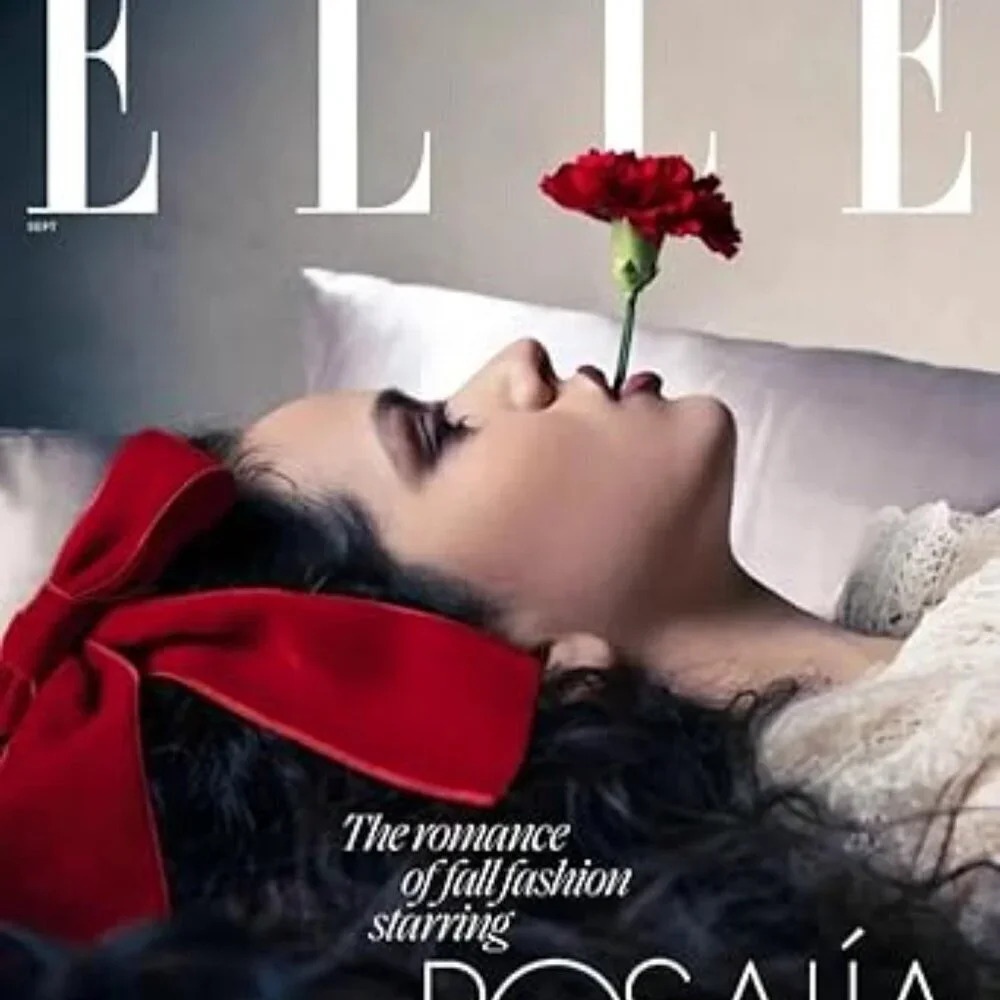Elle USA Magazine Hearst Publication Sept 2025 Cover The Romance of Fall Fashion